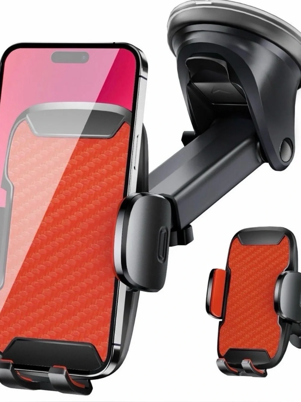 3-in-1 Universal Car Phone Mount – Dashboard, Windshield & Air Vent Holde